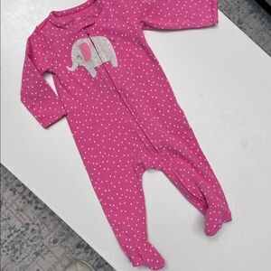 Elephant Heart footie pajama